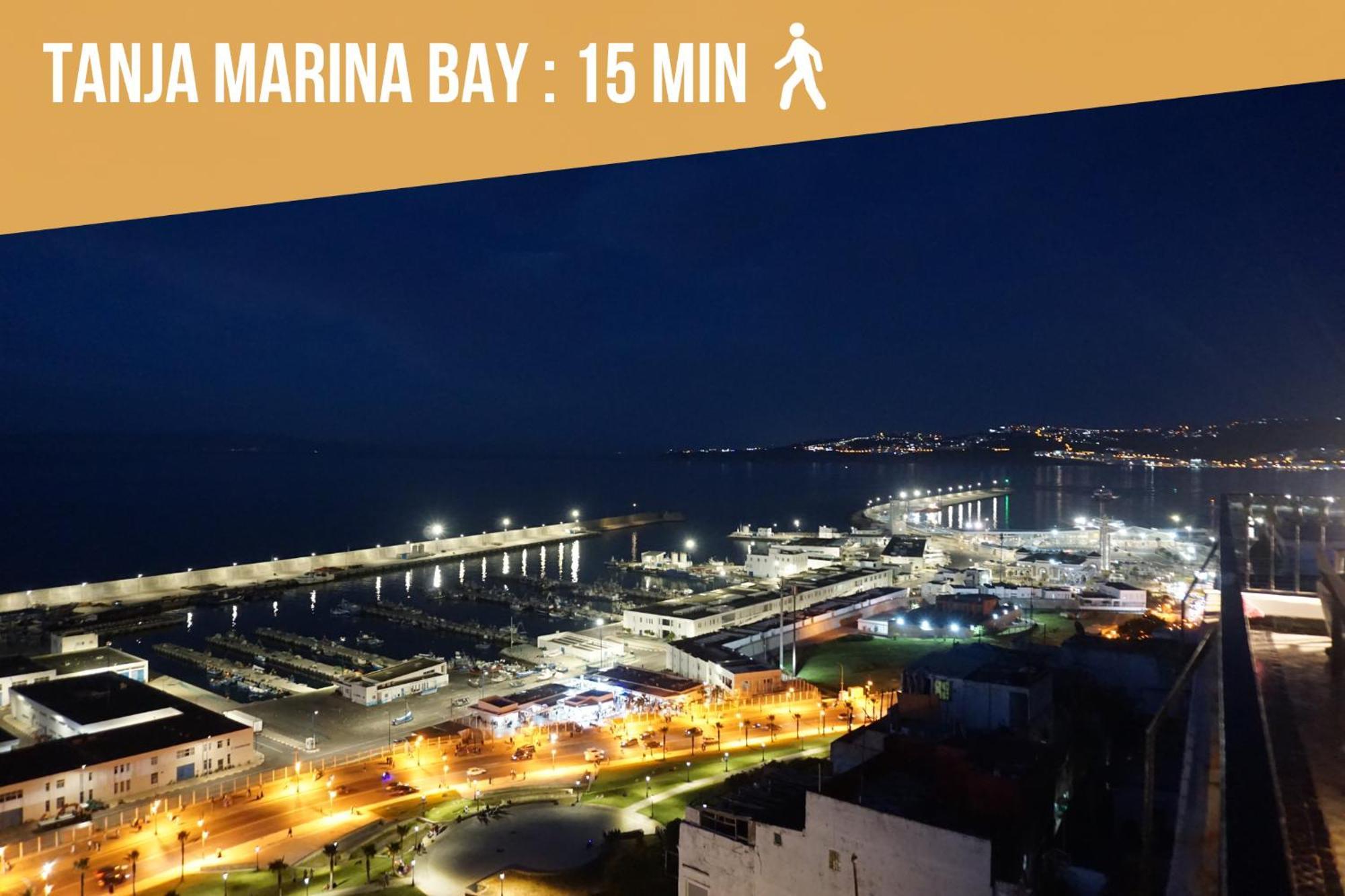 Cosy A Malabata - Bord De Et Gare Tgv 3' A Pied, Mall A 2' A Pied - Parking, Wifi, Iptv, Ac Apartamento